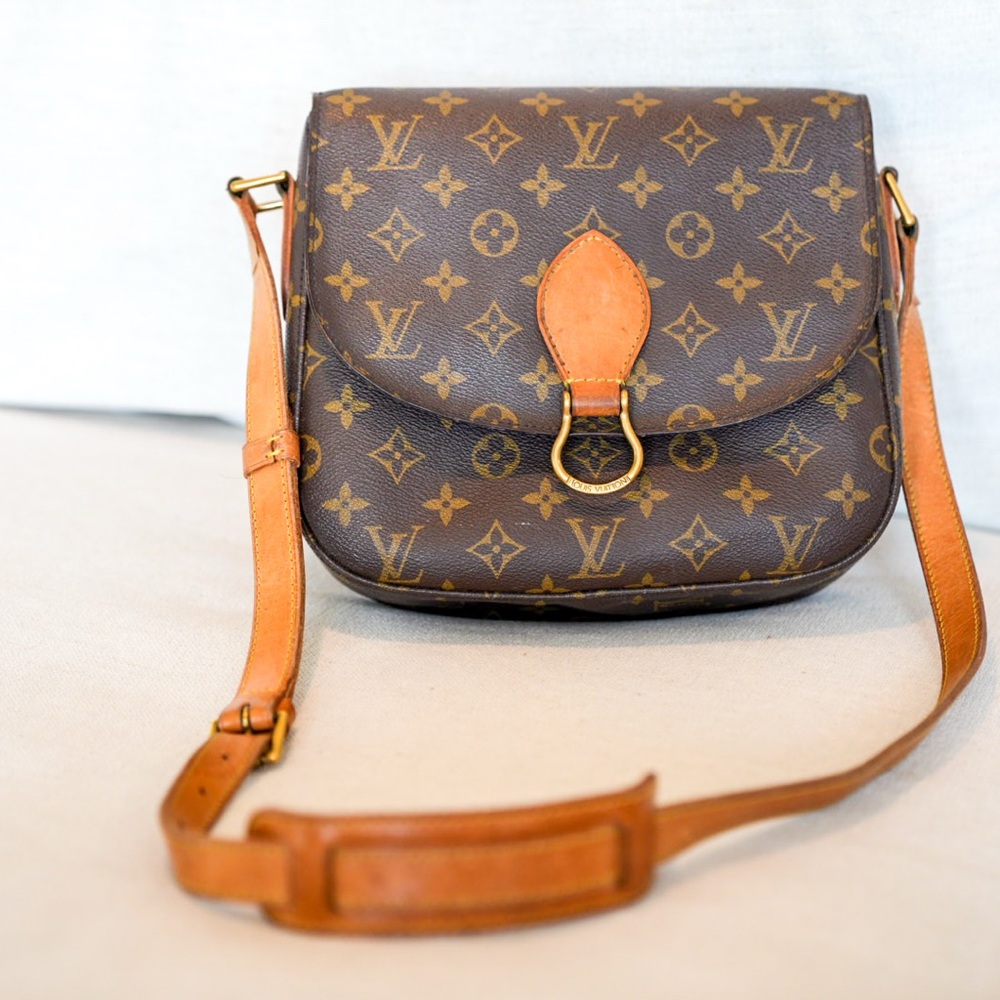 Louis Vuitton Brown Monogram Crossbody with Vachetta Strap